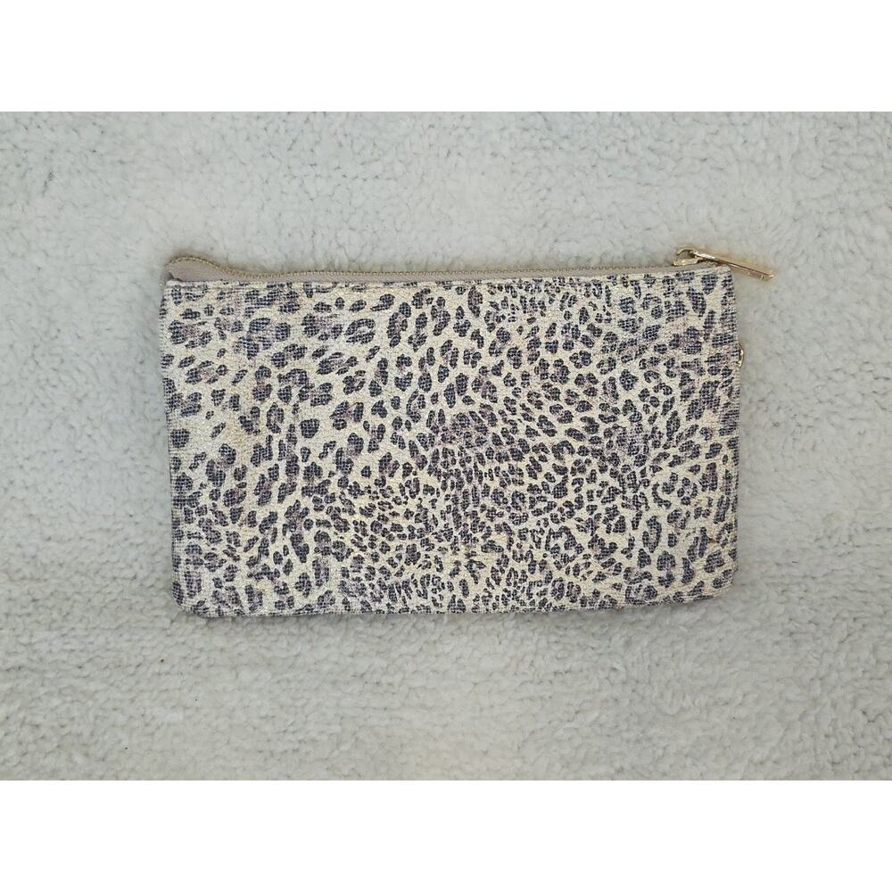 Caroline Hill Clutch Crossbody Purse Bag Small Leopard Animal Print *READ